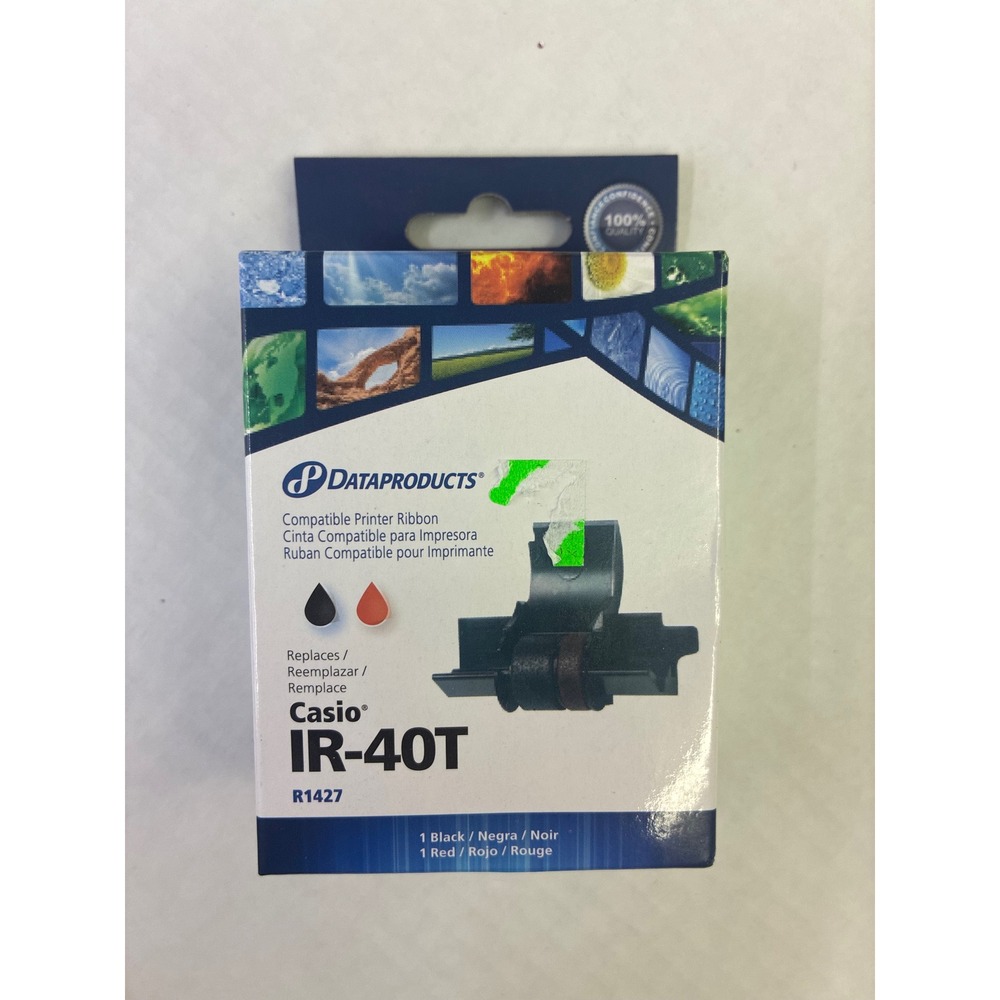 Dataproducts‎ Printer Ribbon Casio IR-40T R1427 Black Red Ink Roller